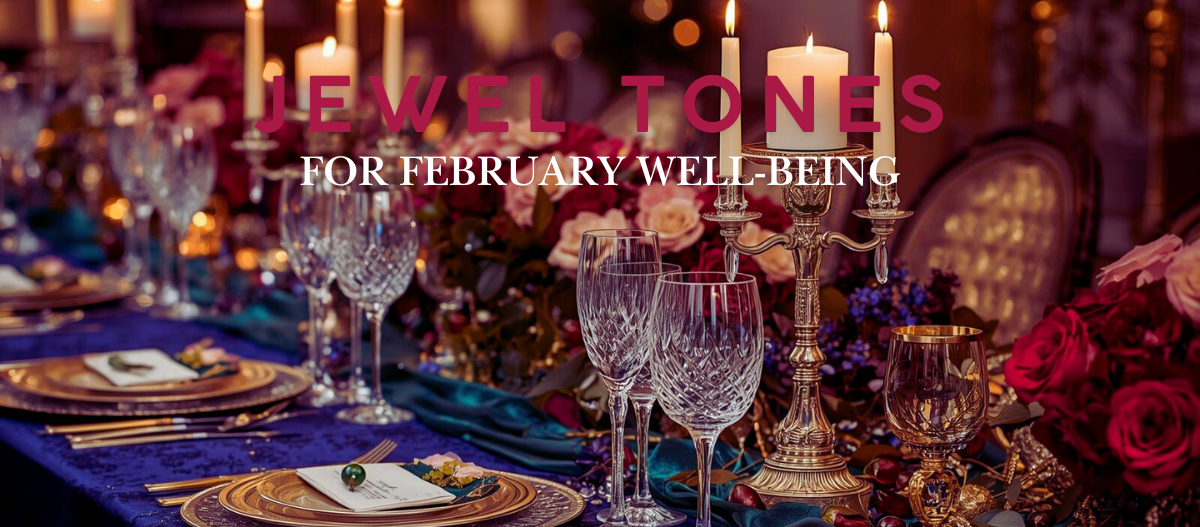 Jewel tones in February for Well-Being