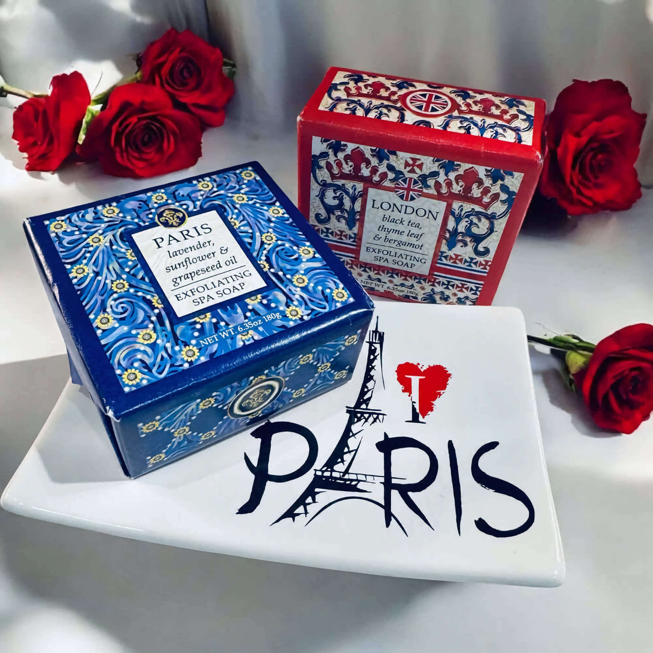 Paris Destination Theme Soap Gift Set.