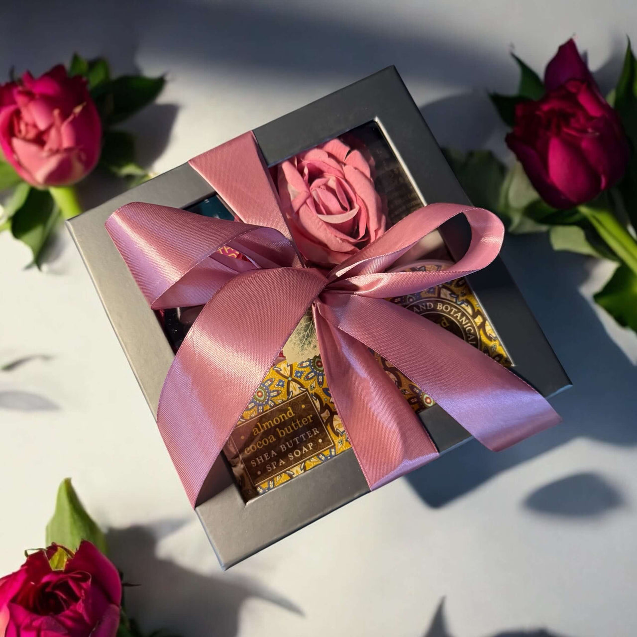 Self-Care Boxed Gift, Almond Cocoa Butter.