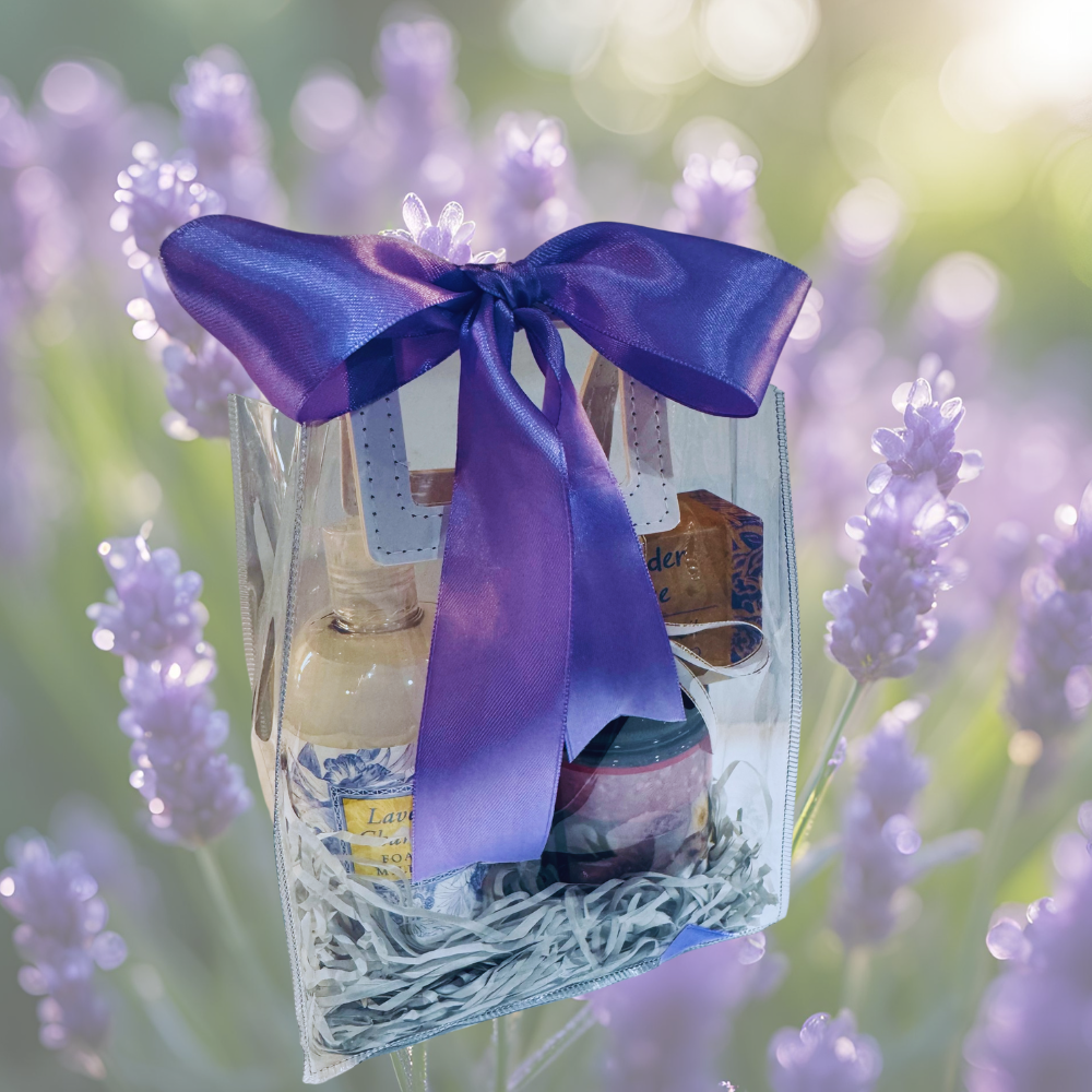 Calming Lavender Foaming Milk Bath Gift Set