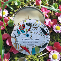 Thumbnail for Candle with decorative lid surrounded by flowers