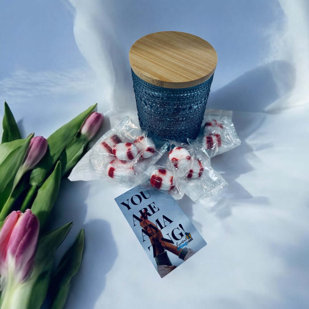 Peppermint Puffs Gift Canister, Essentialgifting