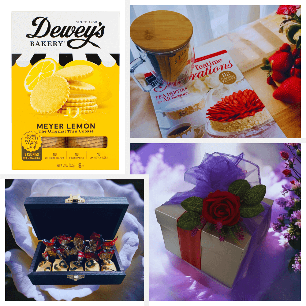 Carolina Moravian Cookie and Tea Gift Box.