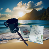 Thumbnail for Black Floral Mug Gift for Moms