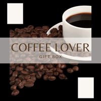 Thumbnail for Coffee Lover's Gift Box with Roasted Beans and Steaming Cup