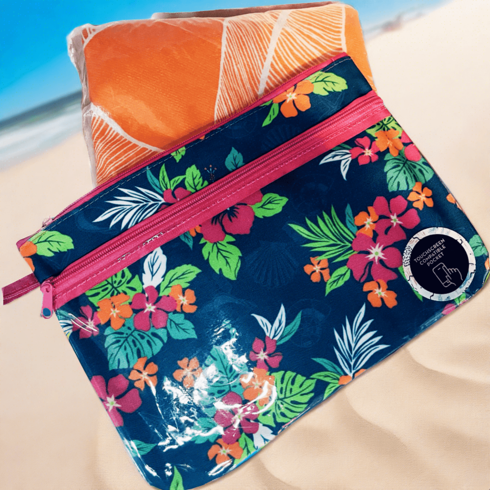Wet/Dry Swimsuit Pouch with Pool Towel