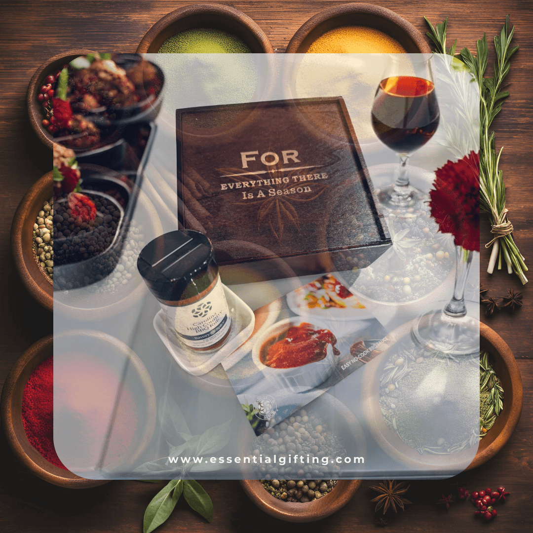 Seasoning Custom Wood Gift Box.