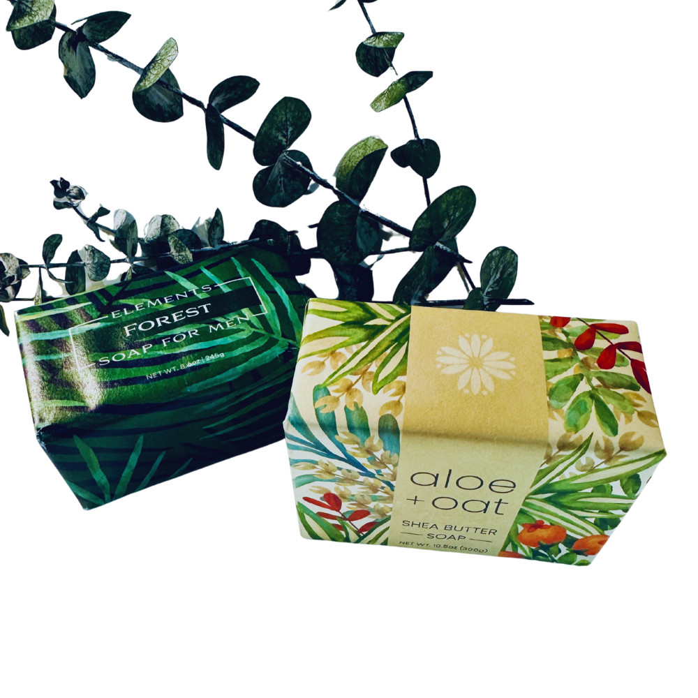 His and Hers Forest and AloeOats Bar Soaps