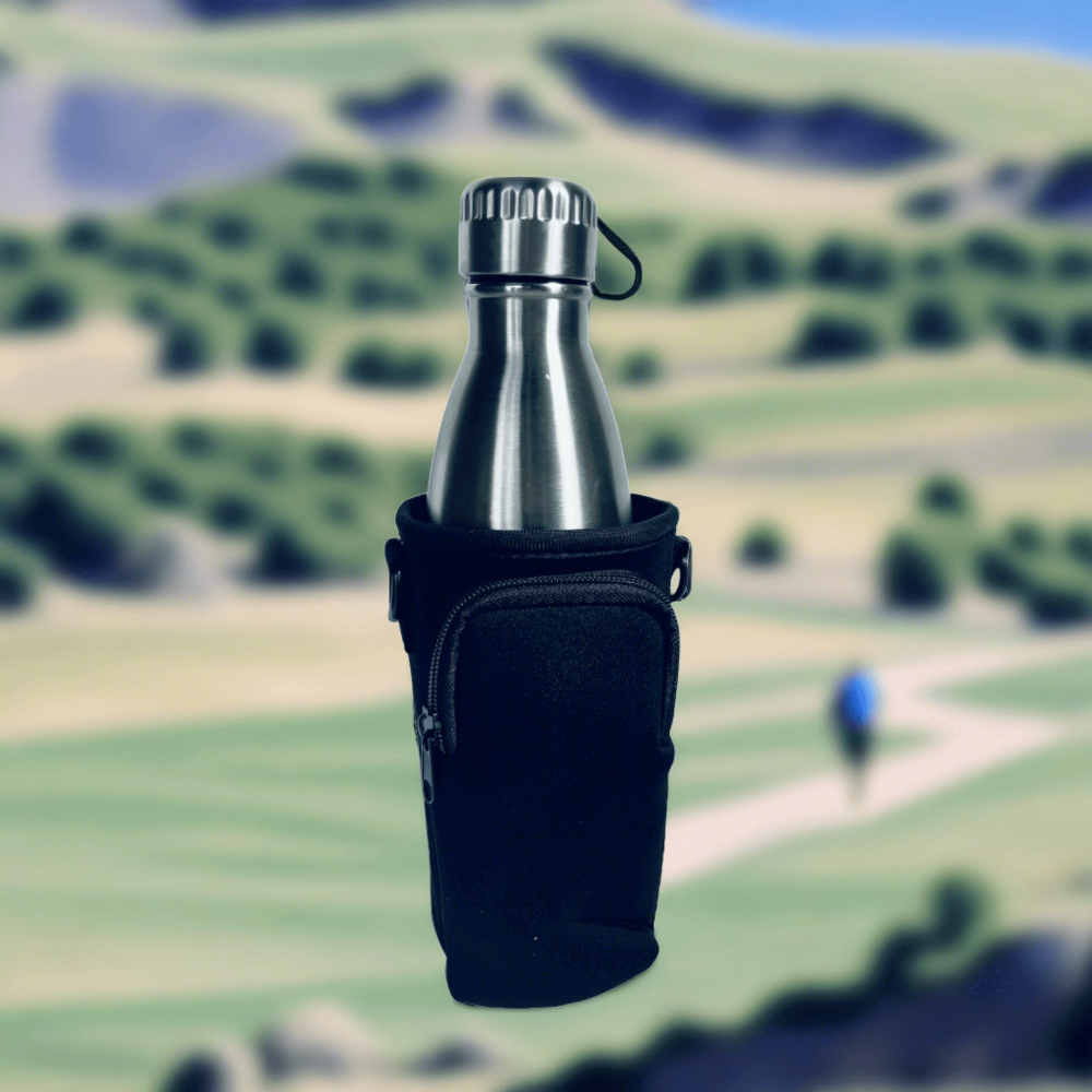 Sleek And Stylish Insulated Water Bottle Crossbody Pouch - Essentialgifting