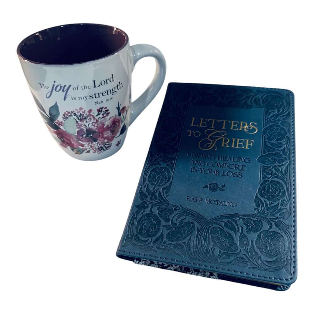 Inspirational Gifts - Letters to Grief Journal with Mug.