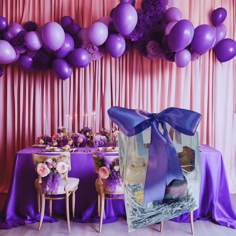 Calming Lavender Foaming Milk Bath Gift Set.