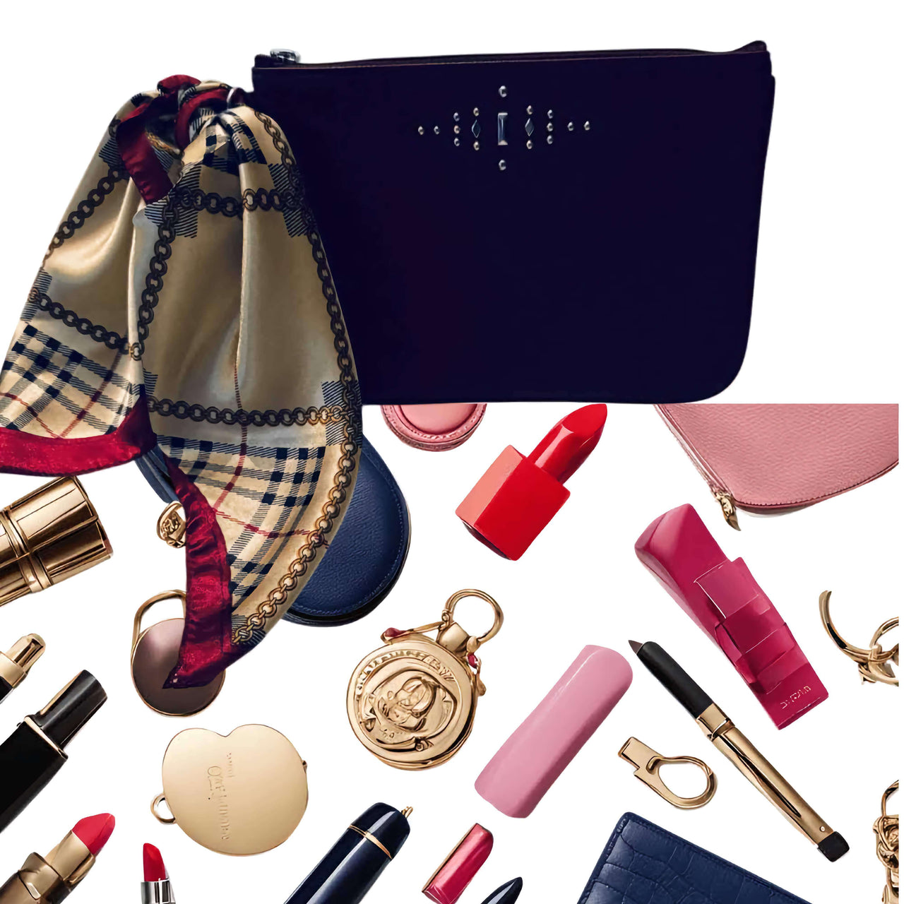 Leather Storage Pouch for Handbag-Merlot.