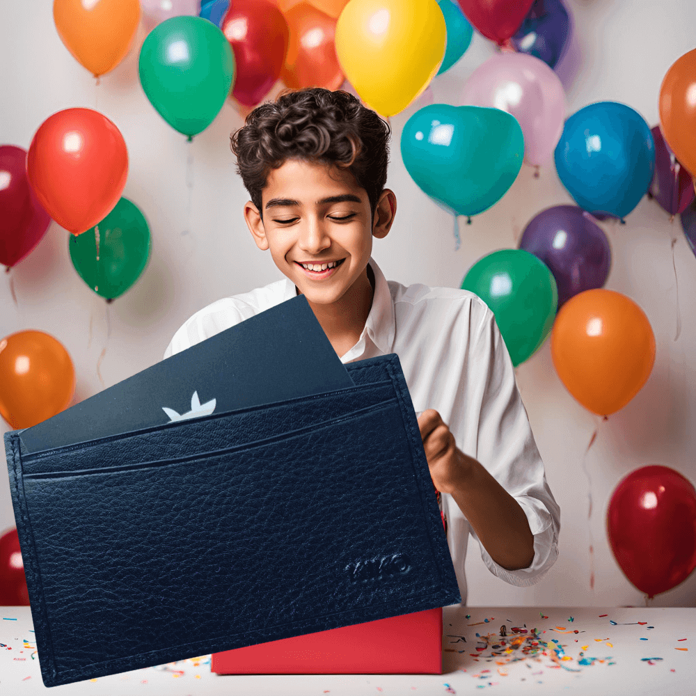 Leather Card And Cash Wallet For Boys - Essentialgifting