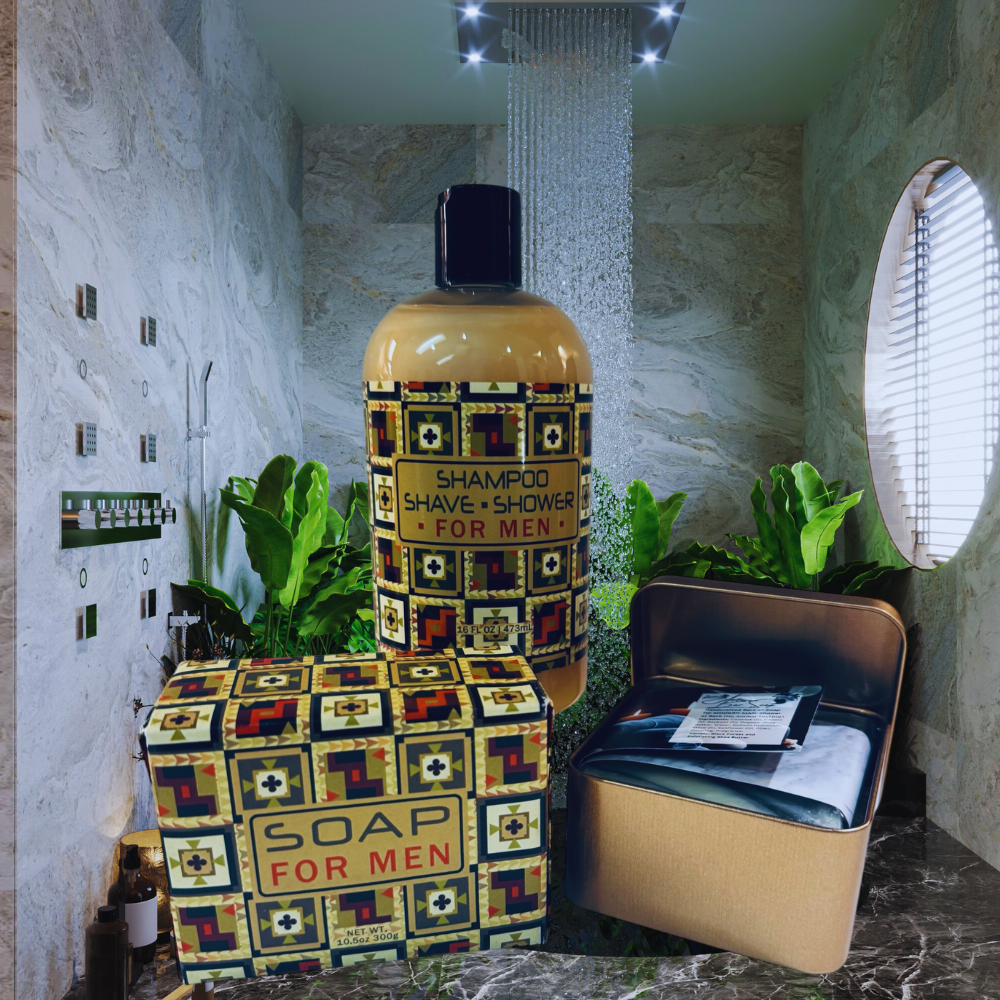 Mens Shower Grooming Gift Set