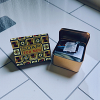 Thumbnail for Bar of soap in a decorative box on a tiled floor