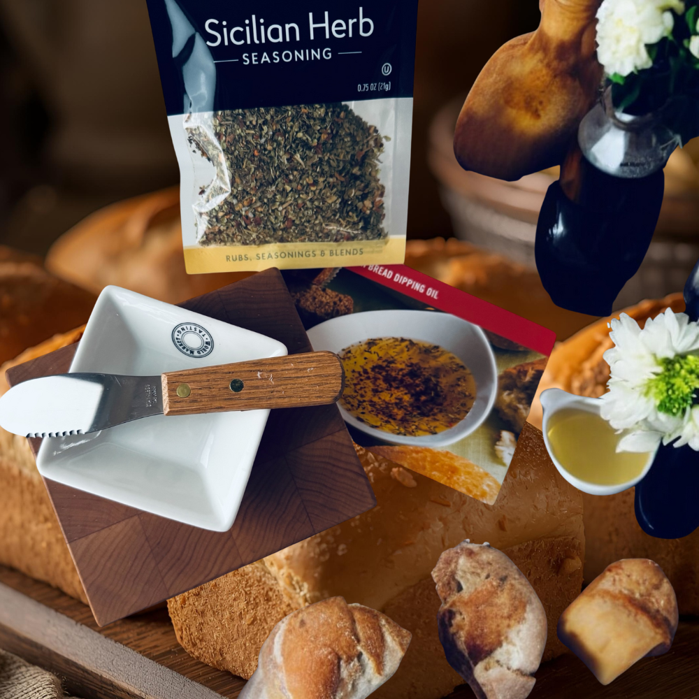 Bread Board and Butter Knife