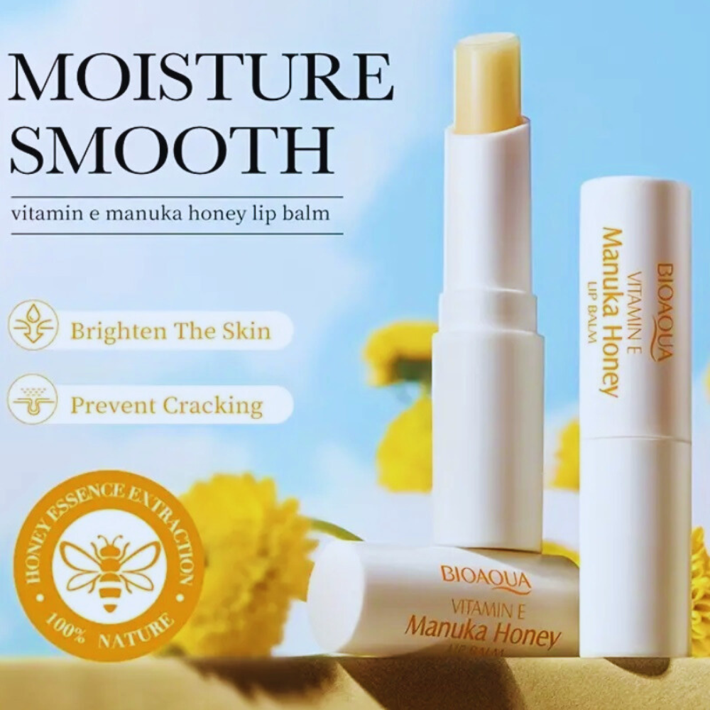 Vitamin E Manuka Honey Lip Balm, Essentialgifting