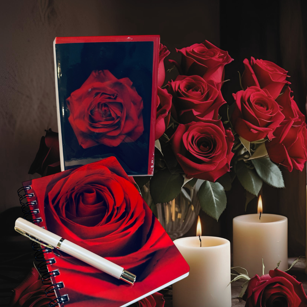 Red Rose Stationary Gift Set - Essentialgifting
