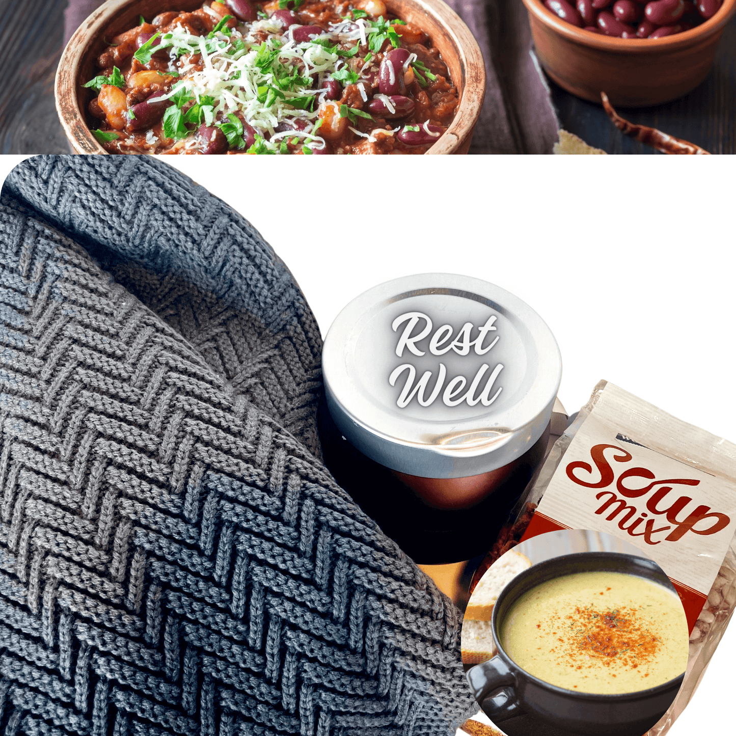 Get Well Soon, Soup & Comfort Gift Box