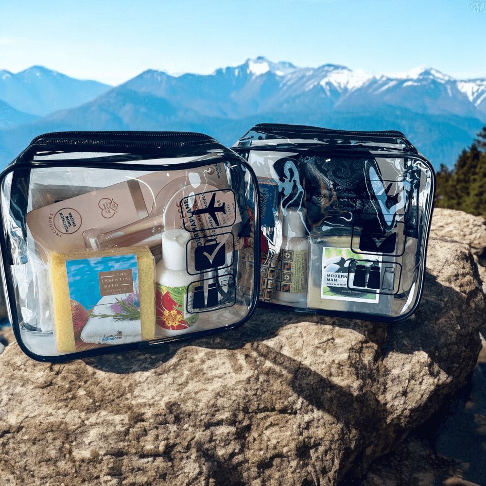 TSA-Approved Travel Toiletry Bag with Essentials