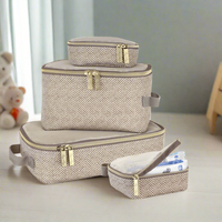 Thumbnail for Baby Travel Gift Set With Pacifier And Packing Cubes - Essentialgifting