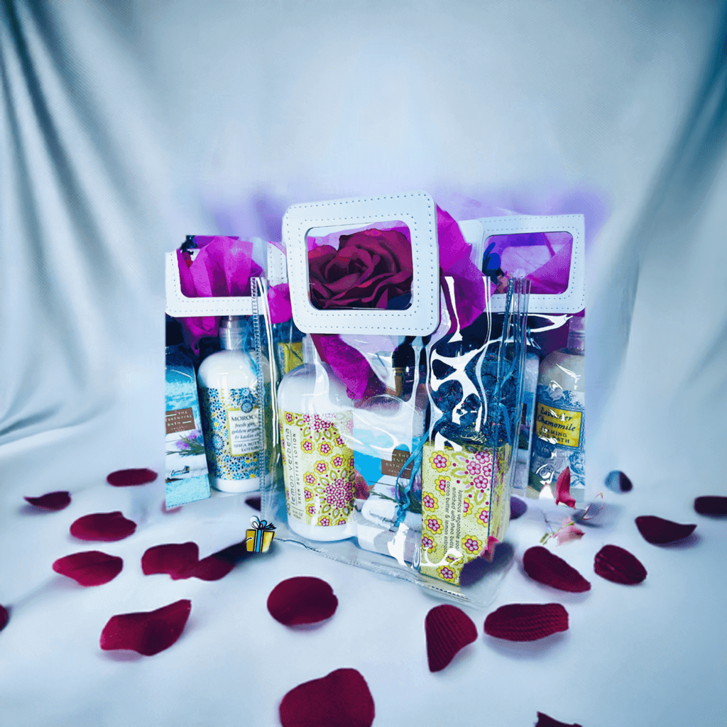 Stylish Bath And Body Tote Bag Gift Set - Essentialgifting