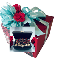 Thumbnail for Chocolate Truffles in Wooden Keepsake Box.