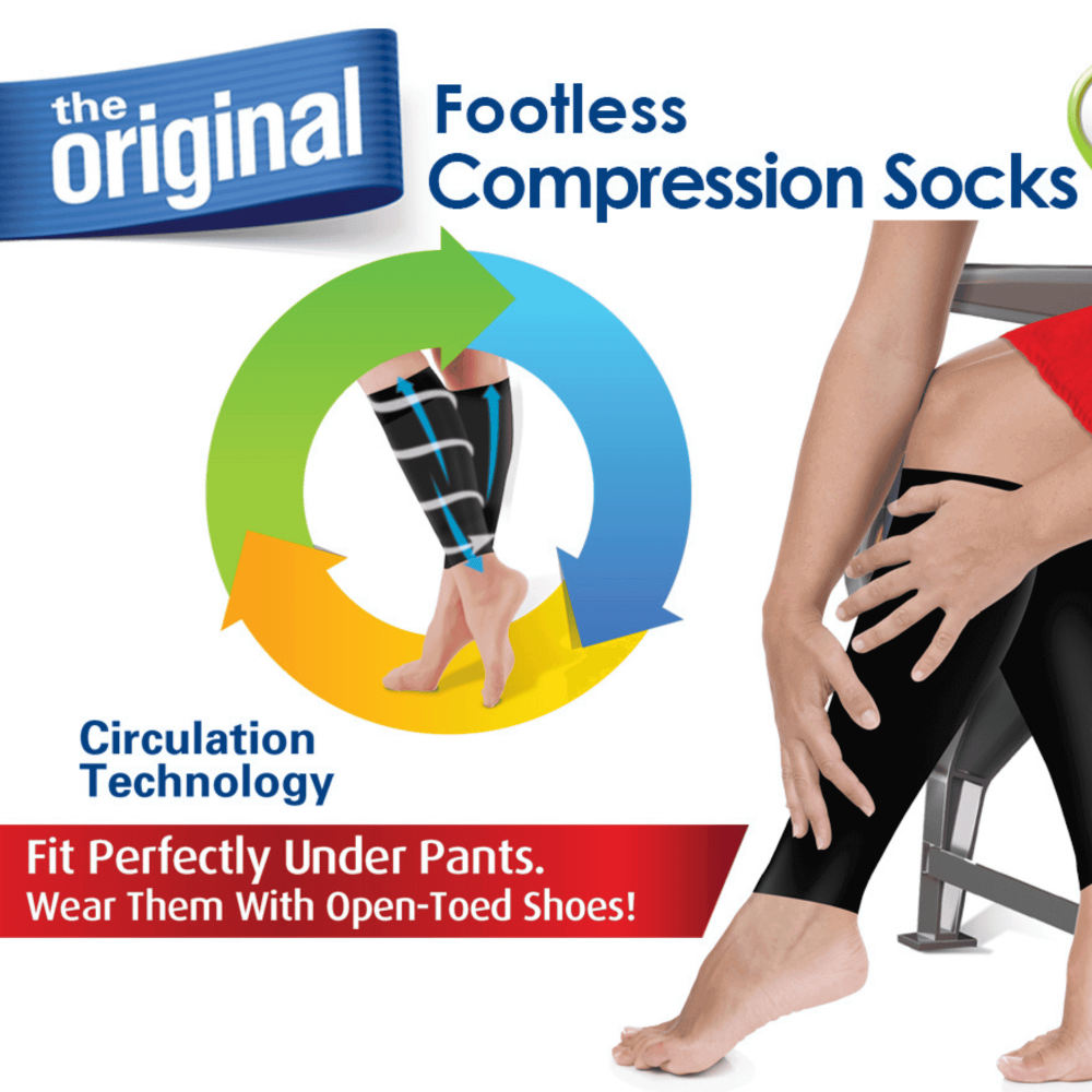 Compression Travel Socks With Cozy Fleece Blanket.