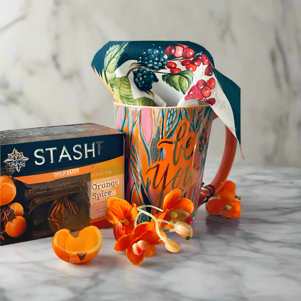 Tea Gift Mug, Aromatic Orange Spice for Tea Enthusiasts - Essentialgifting