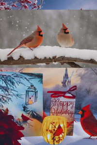 Holiday Cardinal Home Decor.