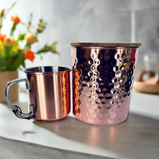 Copper Tea Lover Gift Set