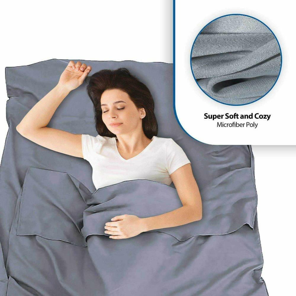 Compact Travel Sleep Sack For Comfortable Rest - Essentialgifting