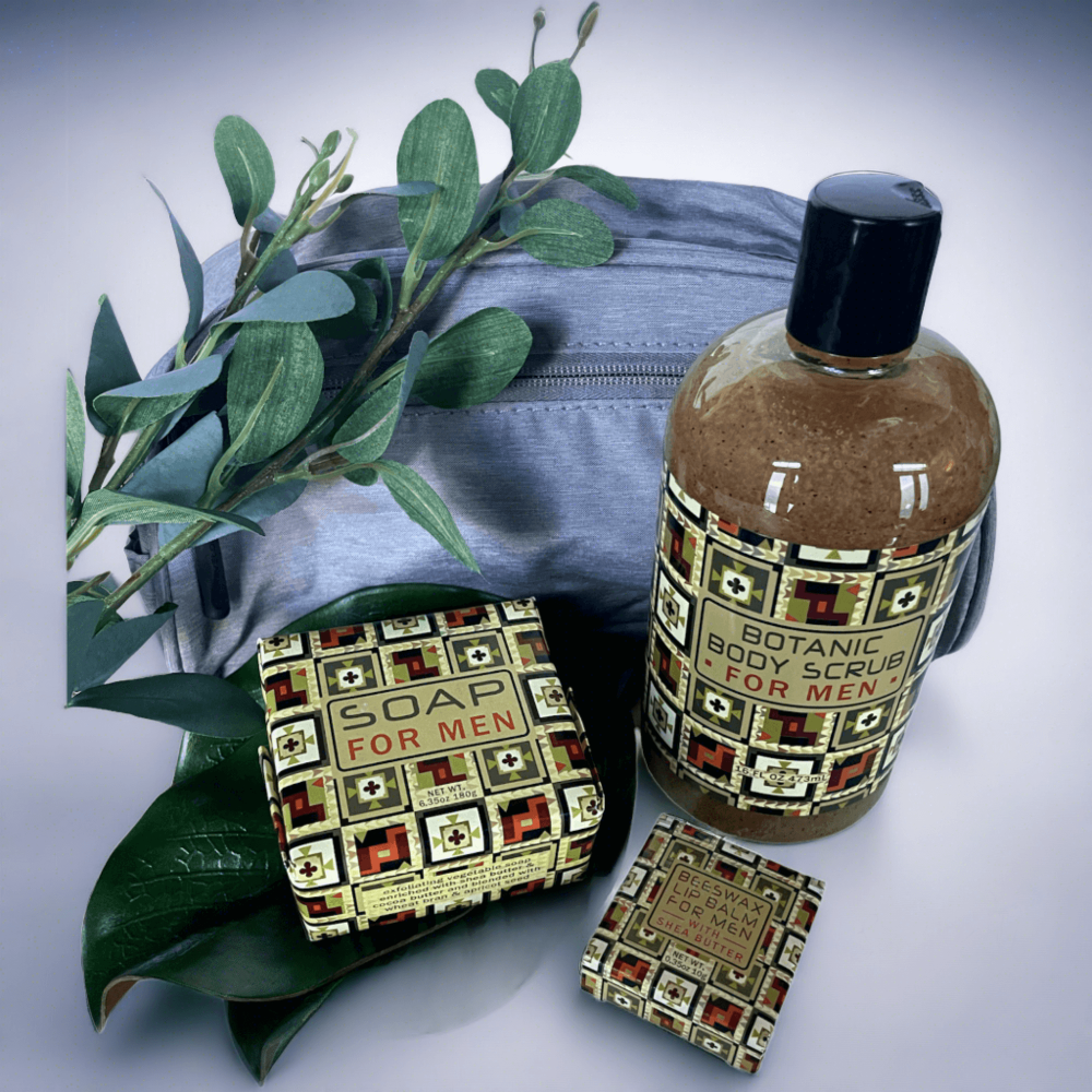 Luxury Men's Rejuvenating Travel Skin Care Gift Set - Essentialgifting